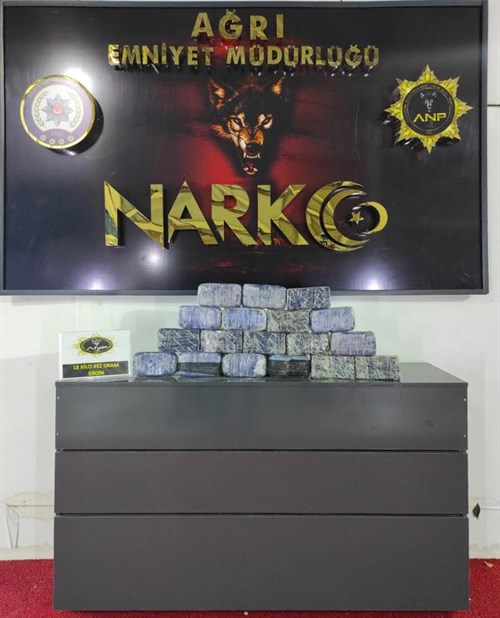 Yapılan Operasyonda 18 Kilo 492 Gram Eroin Maddesi Ele Geçirildi